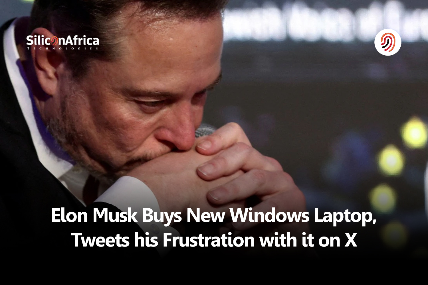 Elon Musk frustration with Windows laptop