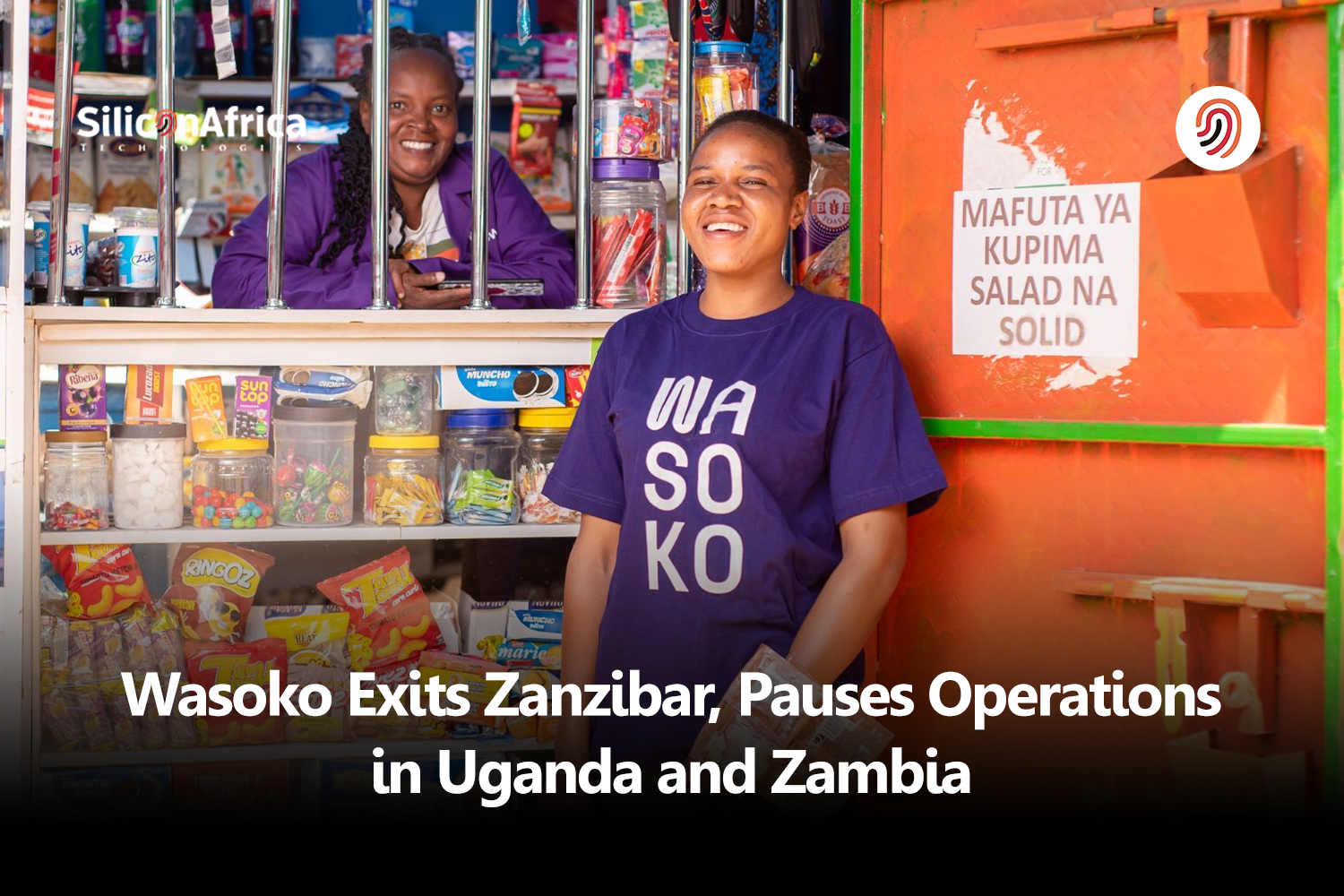 Wasoko agent in a store