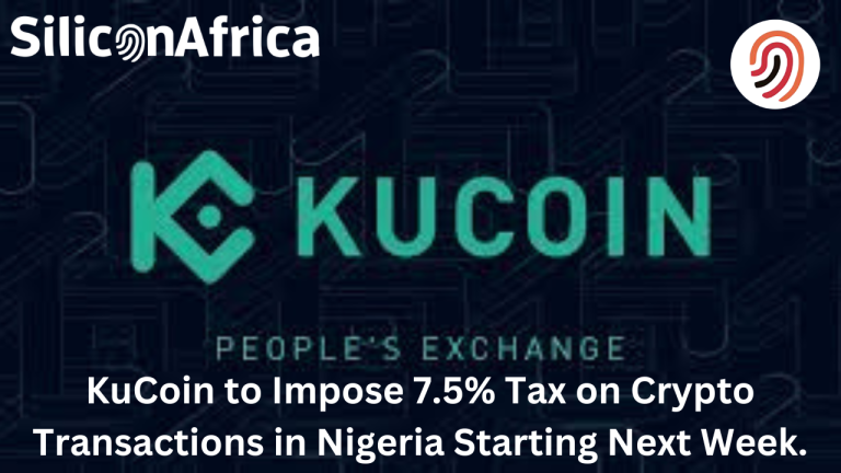KuCoin imposes 7.5% tax crypto transactions Nigeria