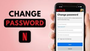 how to change netflix password
