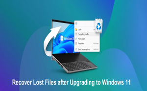lost files after upgrade to windows 11