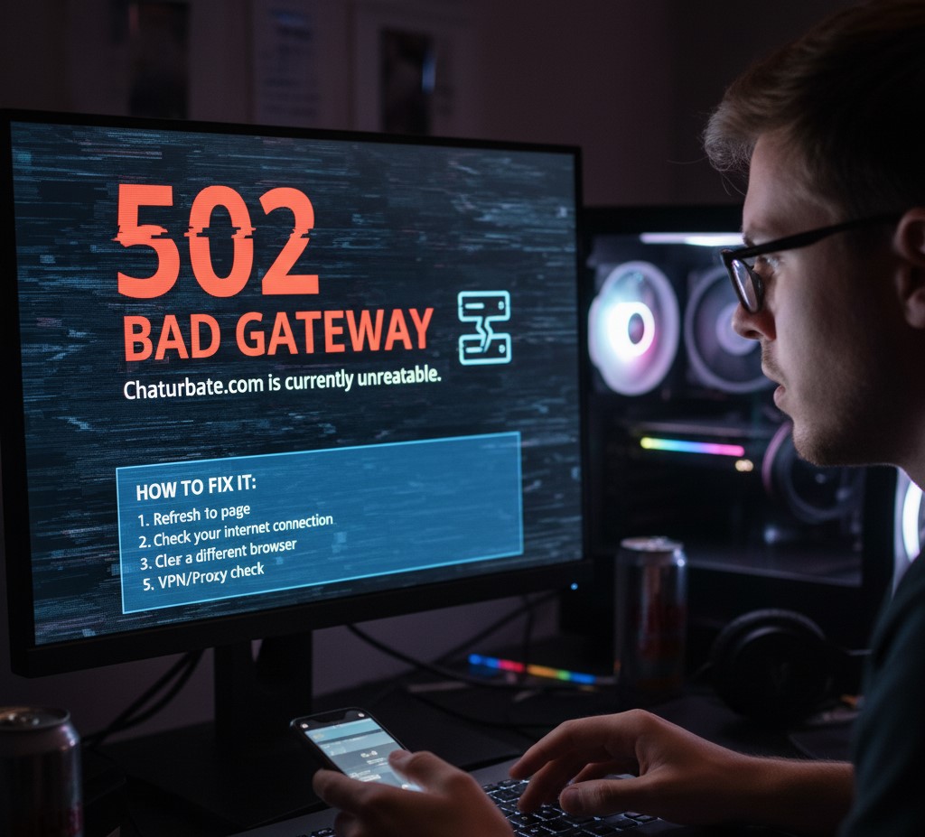 Chaturbate Bad Gateway Error