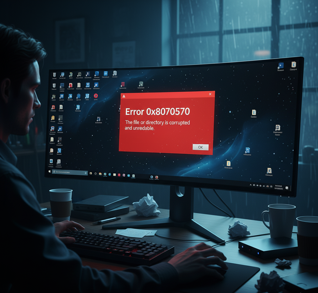 How to Fix Error 0x80070570